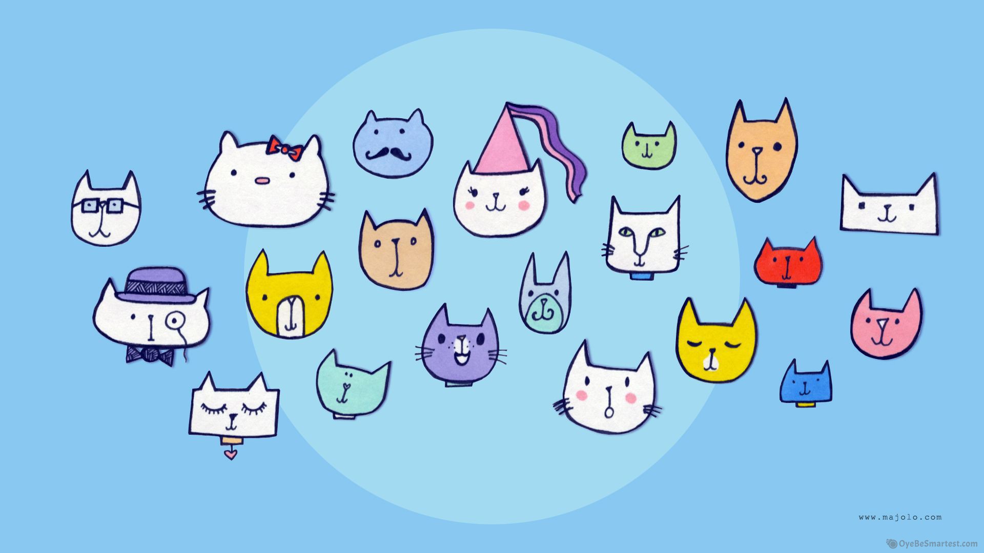 🔥 Cute Cartoon Cat Desktop Wallpapers Full HD Wallpaper Free Download