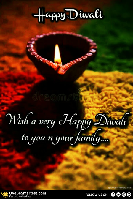 Happy diwali full of light image free card with name and photo
