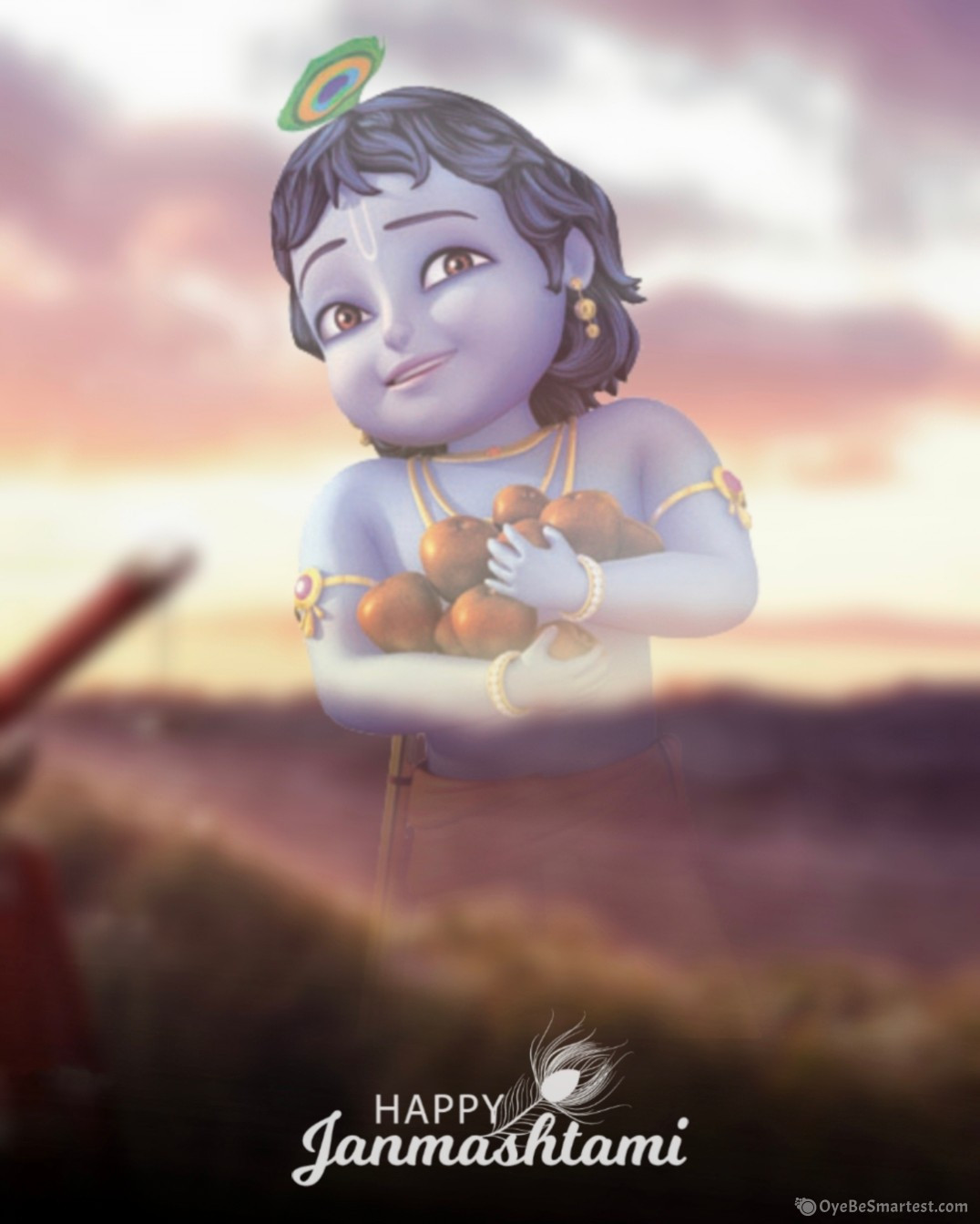 🔥 Happy Krishna Janmashtami editing Background for PicsArt Full HD CB Free  Download