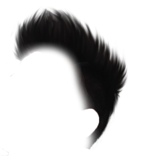 Stylish Hair png for editing