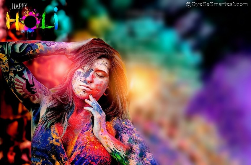 Holi Background Editing in P