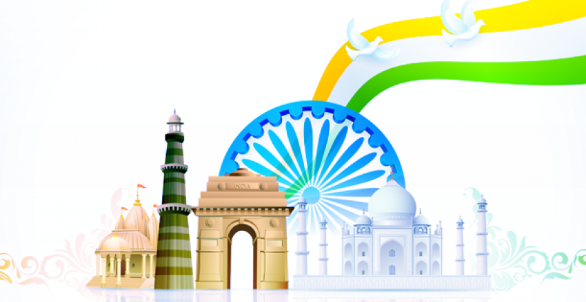 india gate Indian Flag PNG T