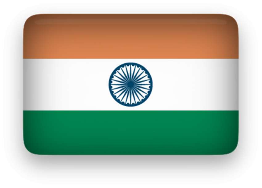 shaped tiranga Indian Flag P