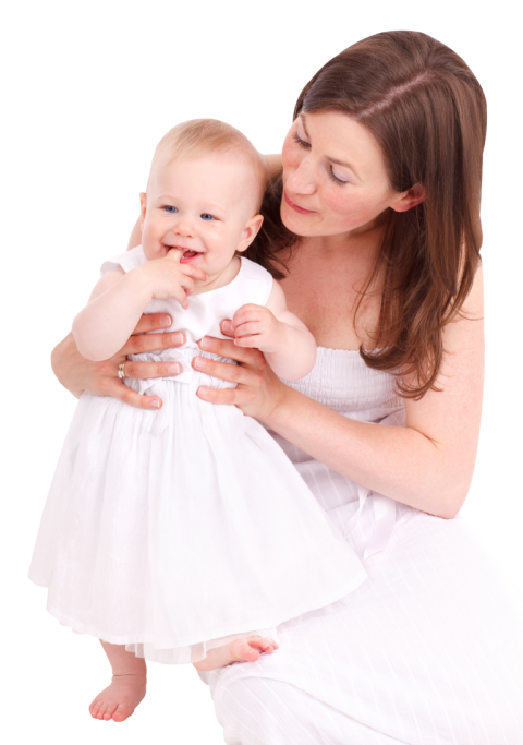 Woman with kid PNG HD