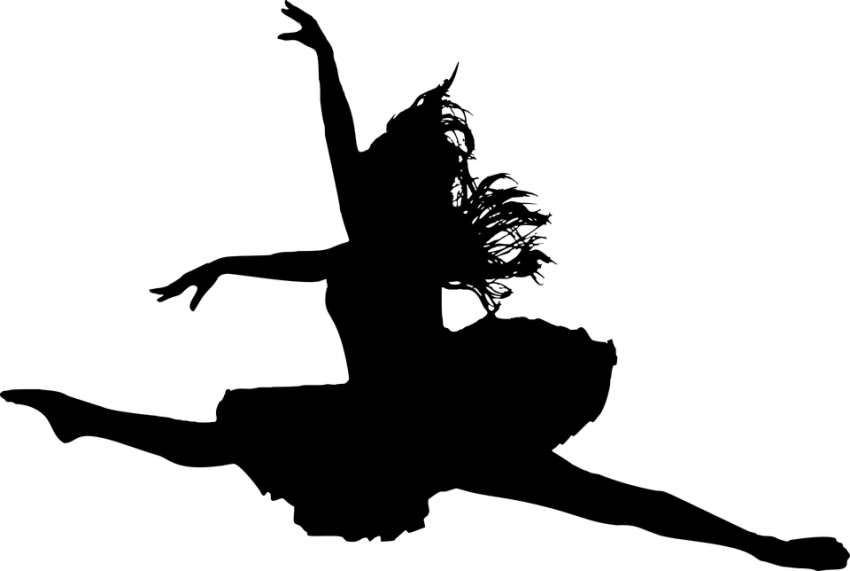 Dancer dancing shadow girl P
