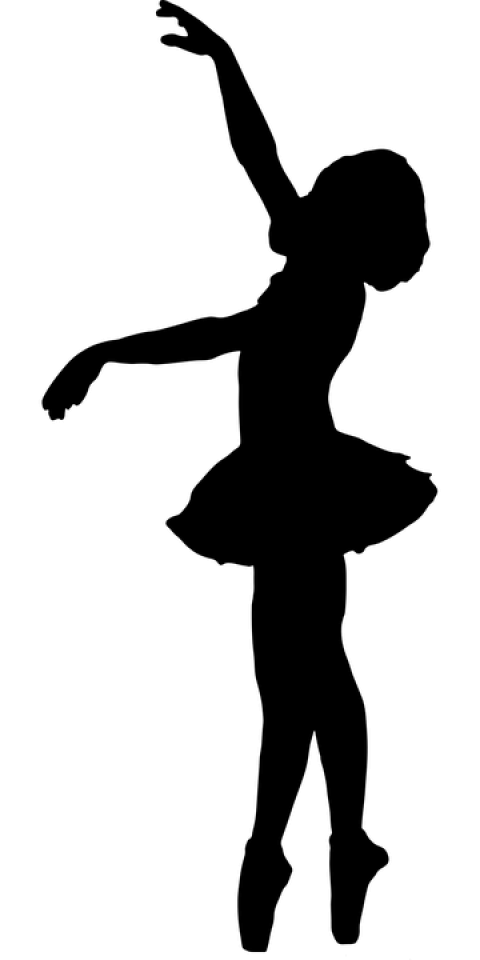 Dancer dancing shadow girl P