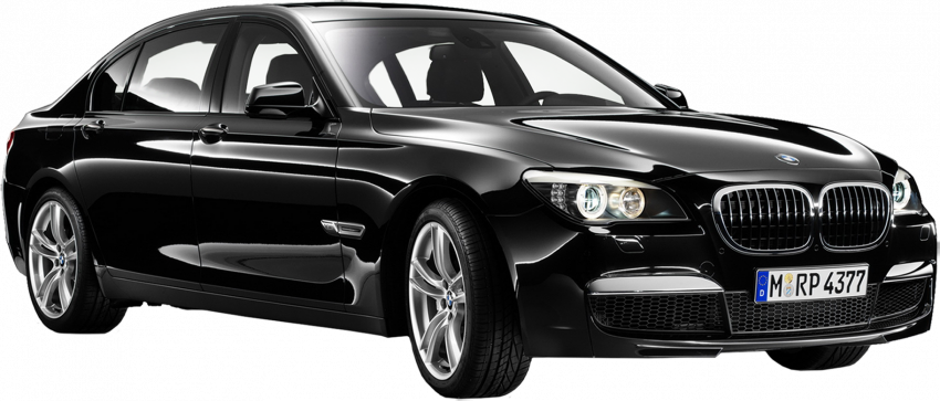 Black BMW Car PNG HD Vector