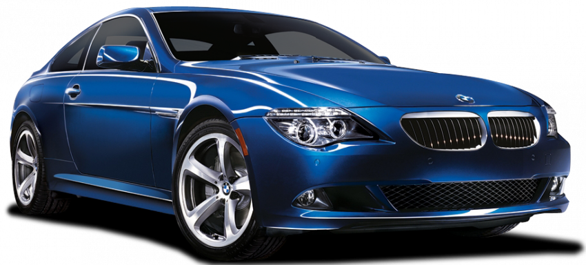 Blue BMW Car PNG HD Vector I