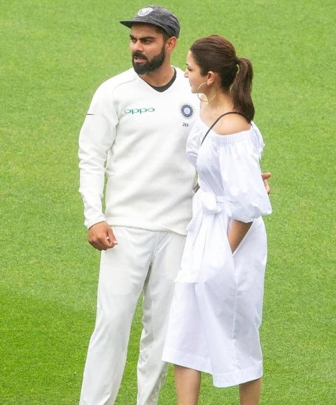 Virat Kohli with Anushka Sha