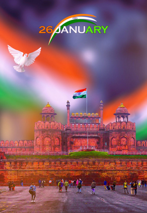 26 January Republic Day Picsart Photo Editing Background  Png Download