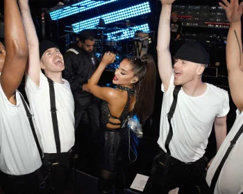 Ariana Grande with Pete Davi