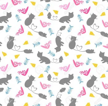 Cat Pattern Wallpapers Full