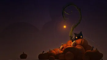 Cute Halloween Cats Wallpape