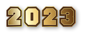2023 Golden Color Text PNG |