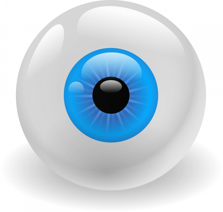 Light Blue Eyes Lenses PNG E