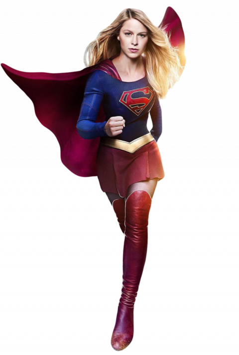 Flying Supergirl PNG HD Imag