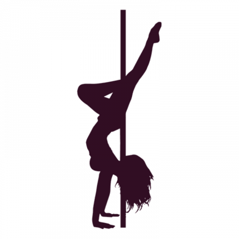 Girl Pole Dance Lady PNG  (1