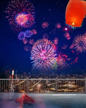 Happy Diwali fireworks Editi