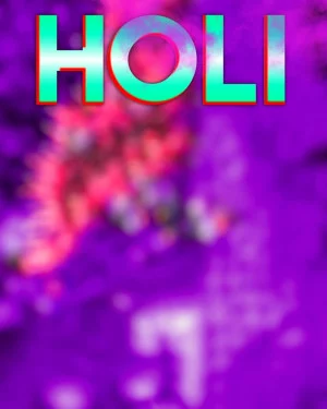 Happy Holi Editing Backgroun