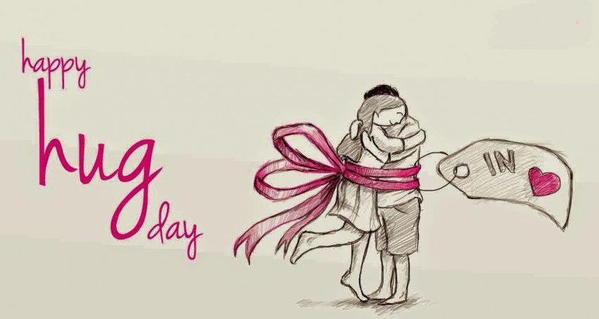 Happy Hug Day Wish- Romantic