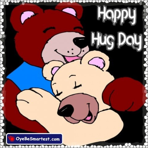 Happy Hug Day for Friend - W