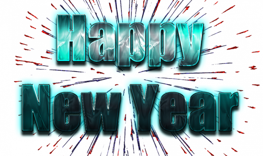 Happy New Year Png HD 044