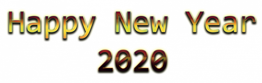 Happy New Year Png HD Text