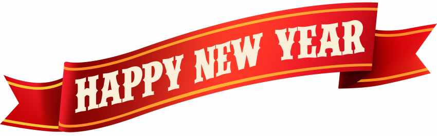 Happy New Year Png HD Vector