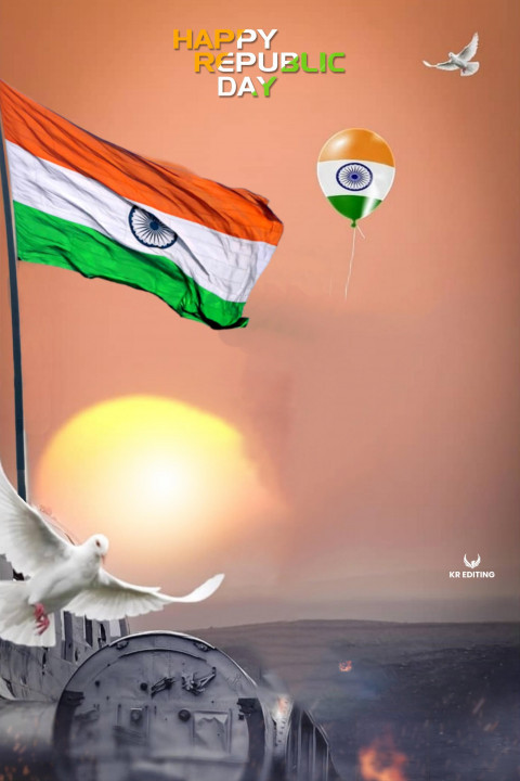 26 January Background For Picsart  Happy Republic Day Background 2021