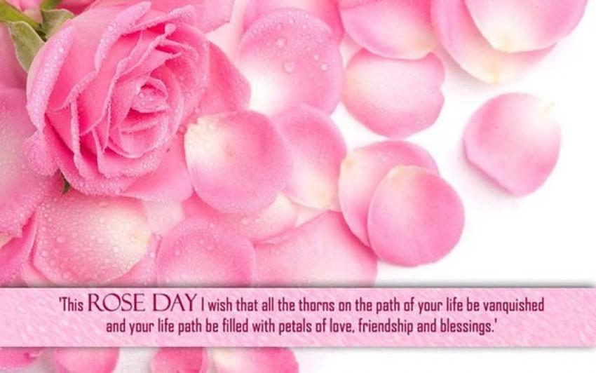 Happy Rose Day Wish Card Pho