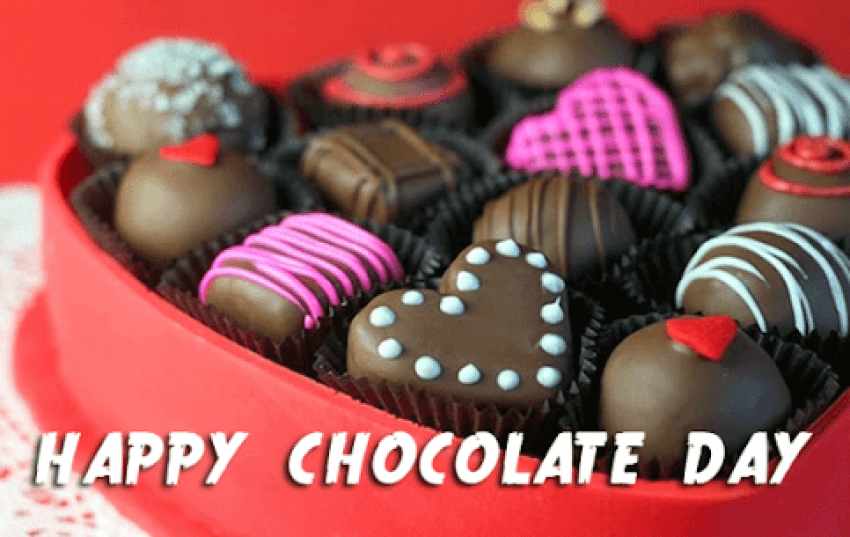 Happy Chocolate Day for Cute