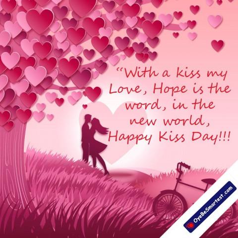 Happy Kiss Day Wish Status G