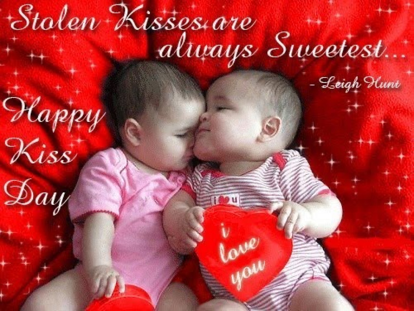 Cute Kiss Day for Valentine'