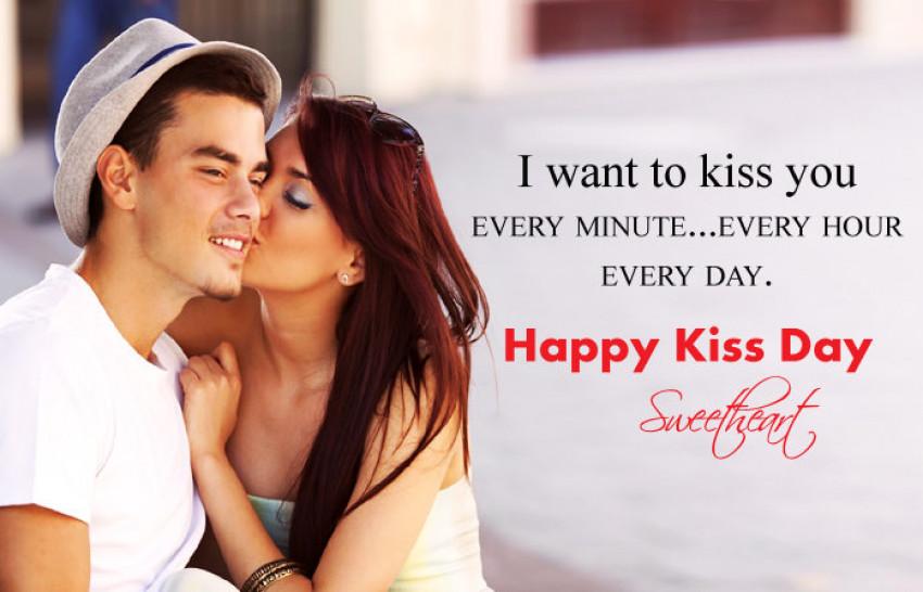 Happy Kiss Day Quotes Cute P