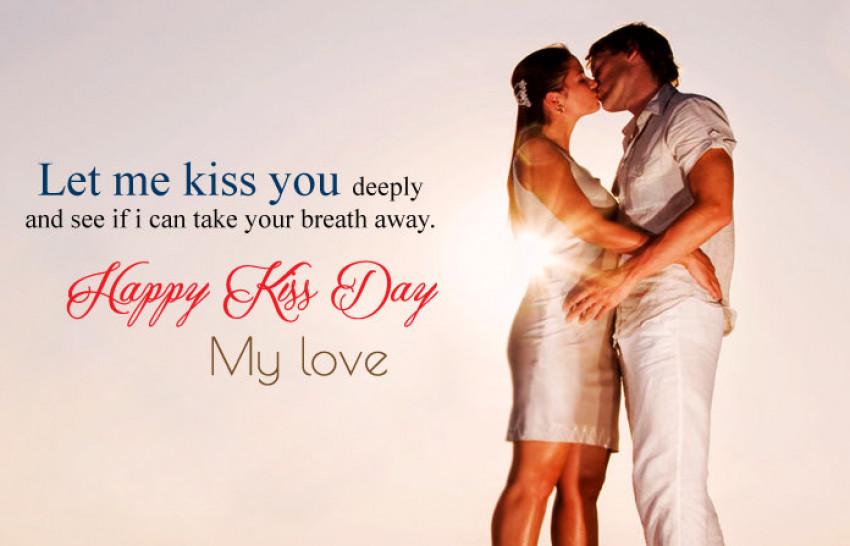 Happy Kiss Day Quotes Cute P