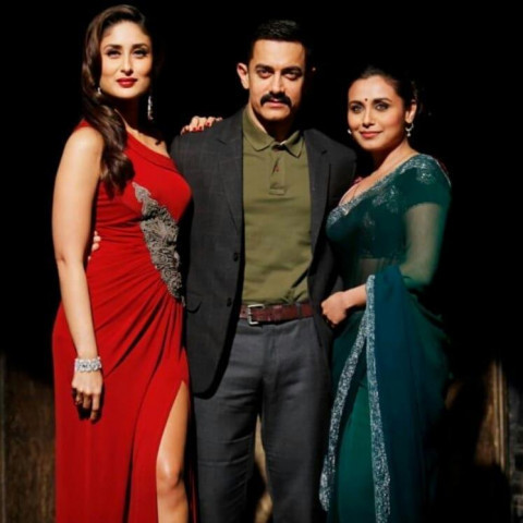 Rani Mukerji with Aamir Khan