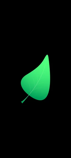 Green Leaf super amoled blac