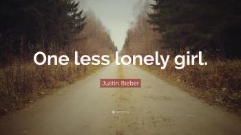 Justin Bieber One Less Lonel