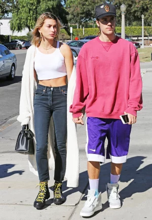 Justin Bieber with Hailey Ph