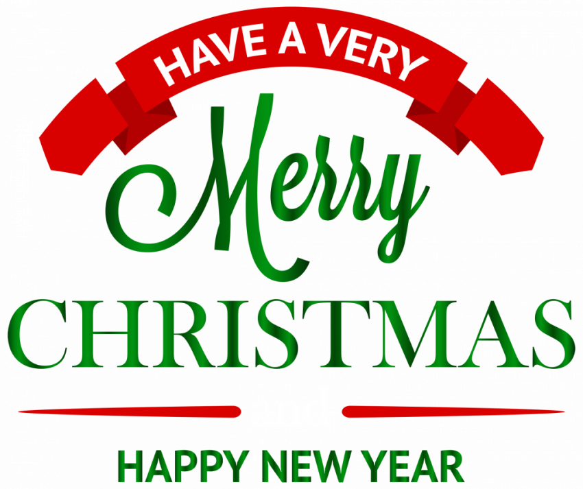 Merry Christmas Day Text PNG