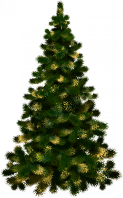 Merry Christmas Tree PNG (12
