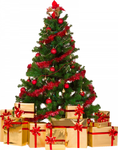 Merry Christmas Tree PNG (32