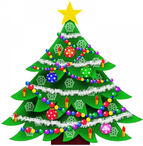 Merry Christmas Tree PNG (72