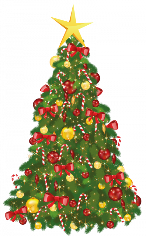 Merry Christmas Tree PNG (96