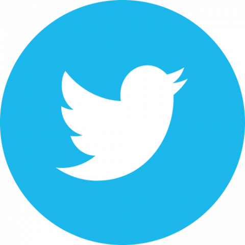 Rounded Twitter Logo Icon PN