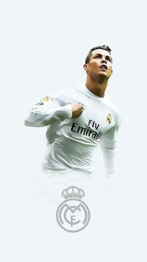 Cristiano Ronaldo With UCL T