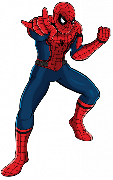Spider-Man Body PNG Logo HD