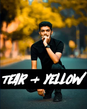 Tear Yellow Lightroom Mobile