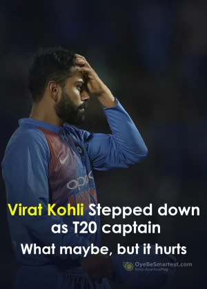 Virat Kohli stepped down as