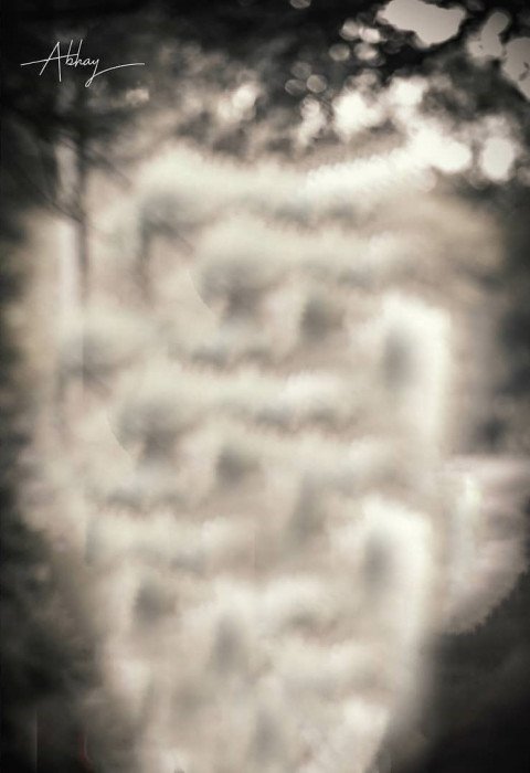 White blurred blur type blac